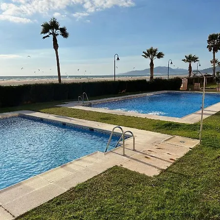 Apartamento Los Lances En Primera Linea De Playa Con Piscina Tarifa Buitenkant foto